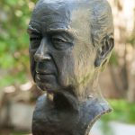 Yitzhak Rabin bust portrait sculpture - יצחק רבין פסל דיוקן