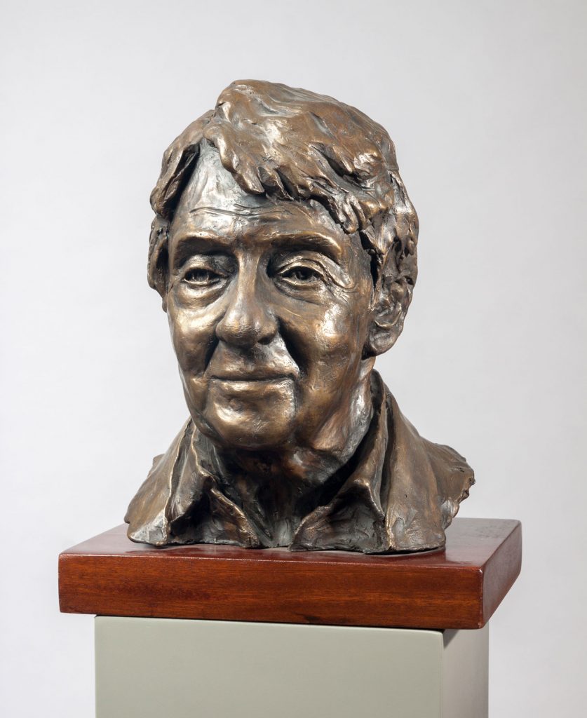 Harry Halbreich bust portrait sculpture - הרי הלברייך פסל דיוקן