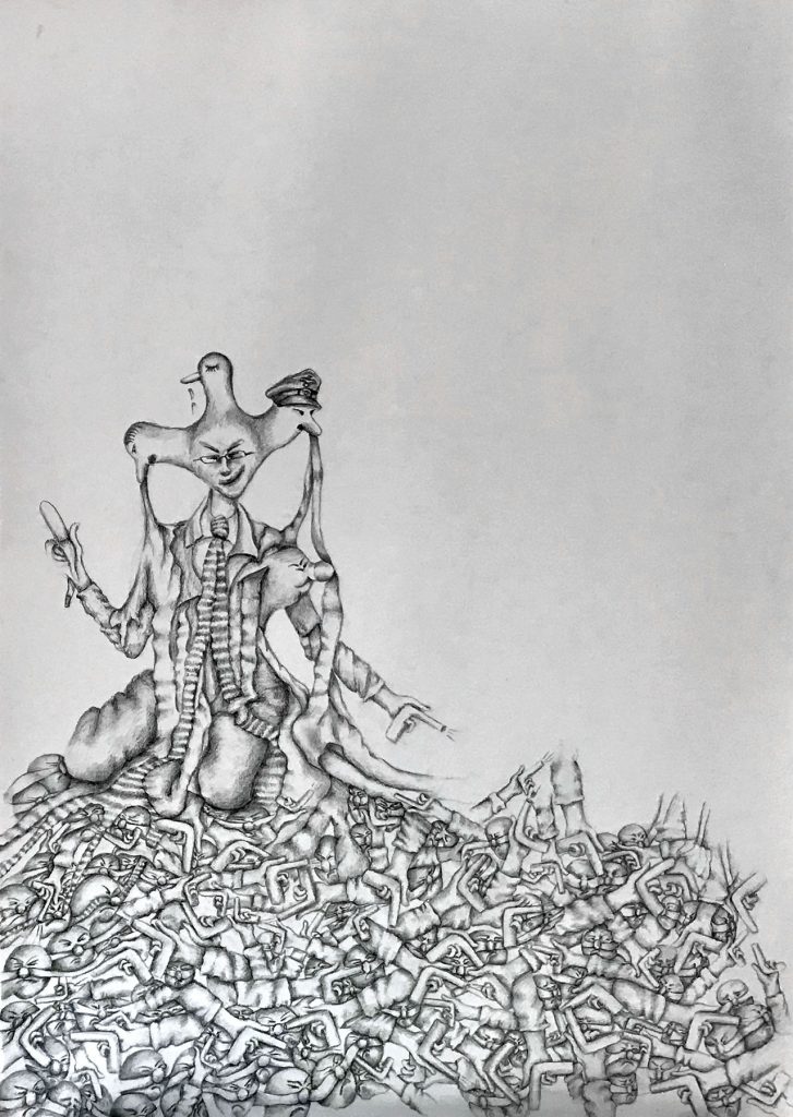 tribute to "Pictorial Content" by Rene Magritte (right side) - מחווה ל״תוכן ציורי״ מאת רנה מגריט(צד ימין)